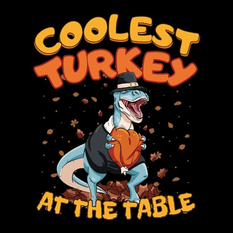La dinde T-Rex la plus cool de Thanksgiving à table