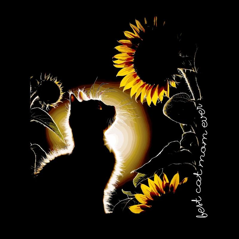 Chat tournesol