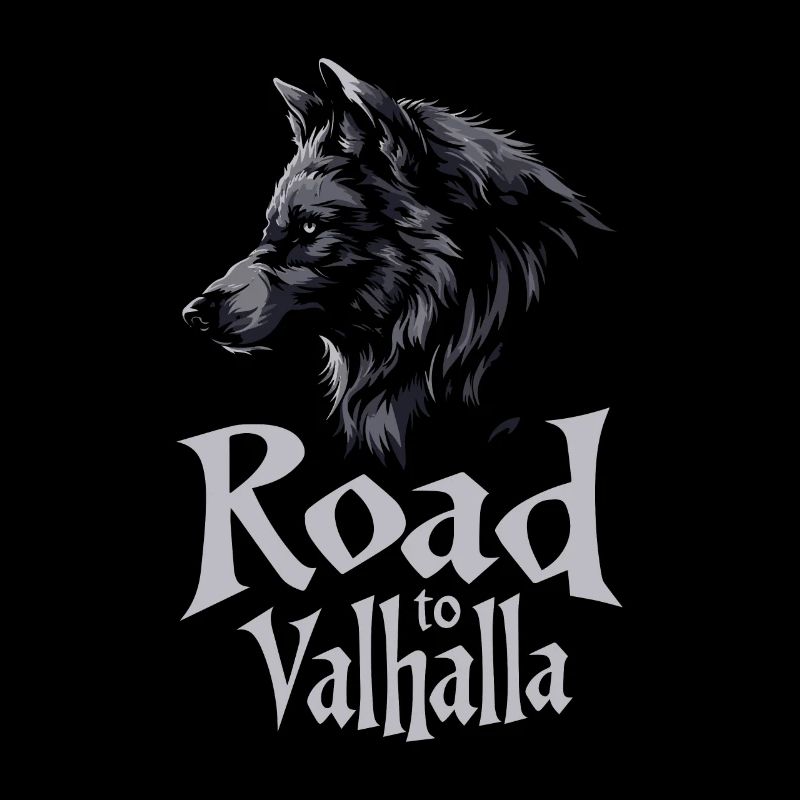 Seitenprofil Wolf Road to Valhalla Design