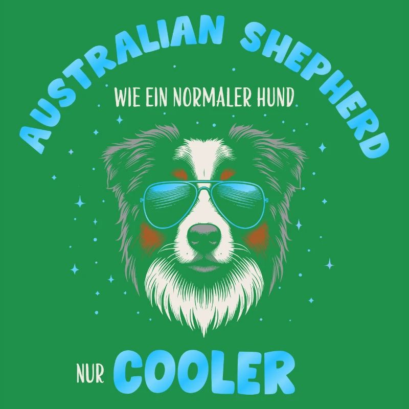 Aussie - wie ein normaler Hund nur cooler türkis
