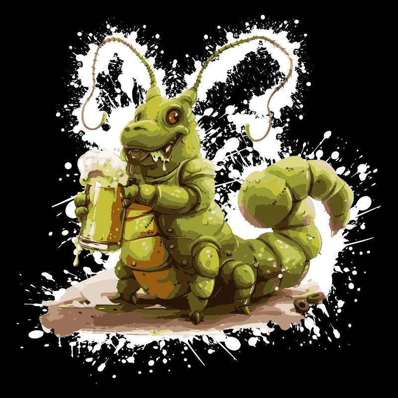 Wurm Bier Lustig