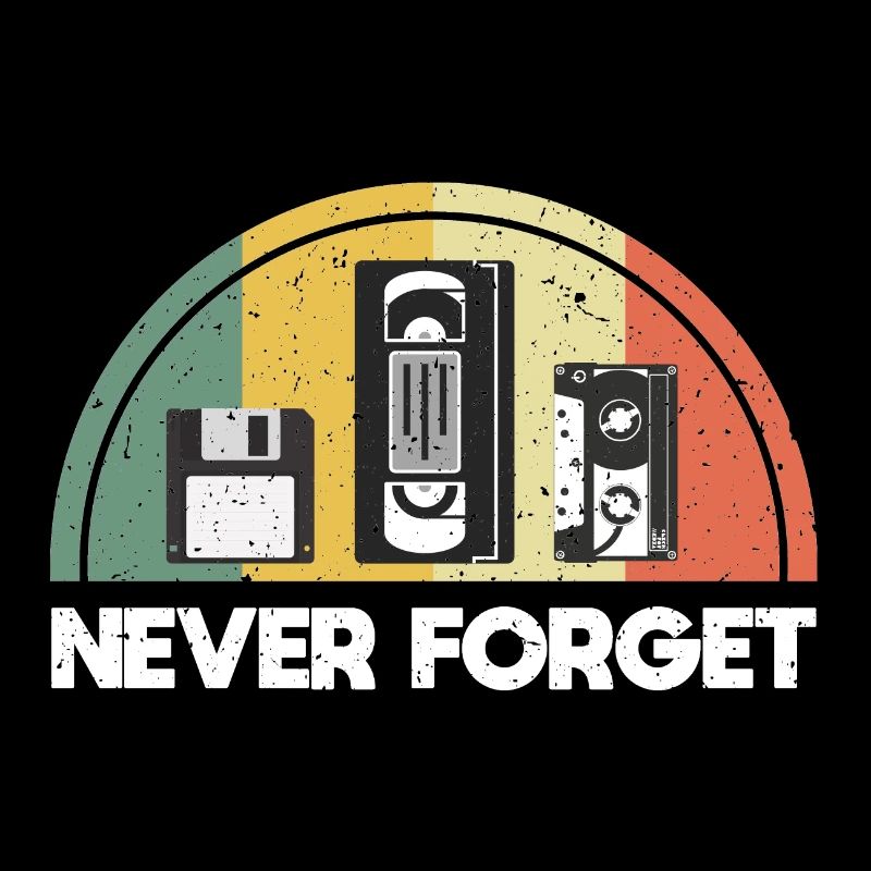 Never Forget Retro Vintage