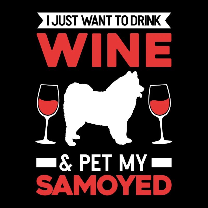 Samoyèdes et vin
