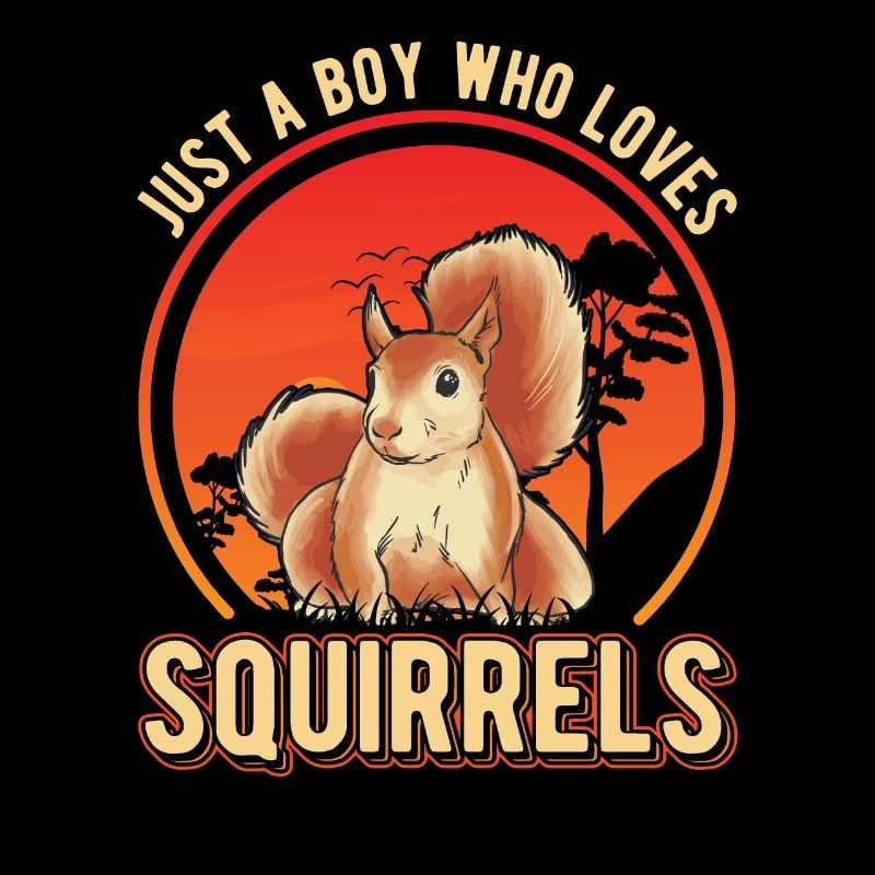 Squirrel Boy Squirrel Gray Squirrel