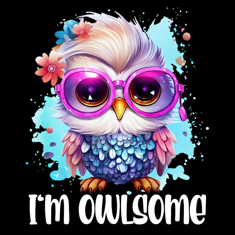 I'M OWLSOME Eule Eulen Lustig