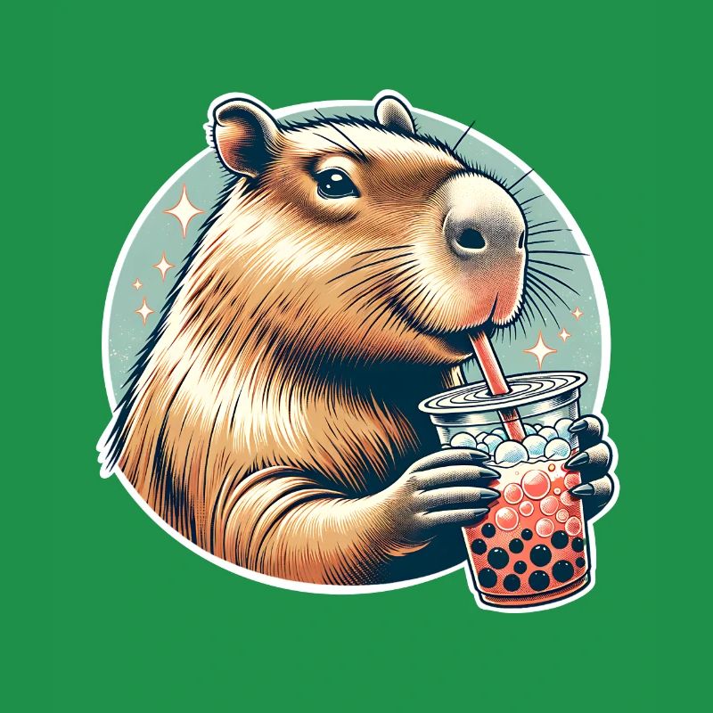Capybara Bubble Tea
