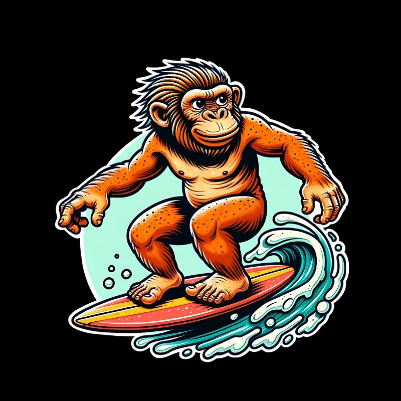 Neanderthal surfers surfers