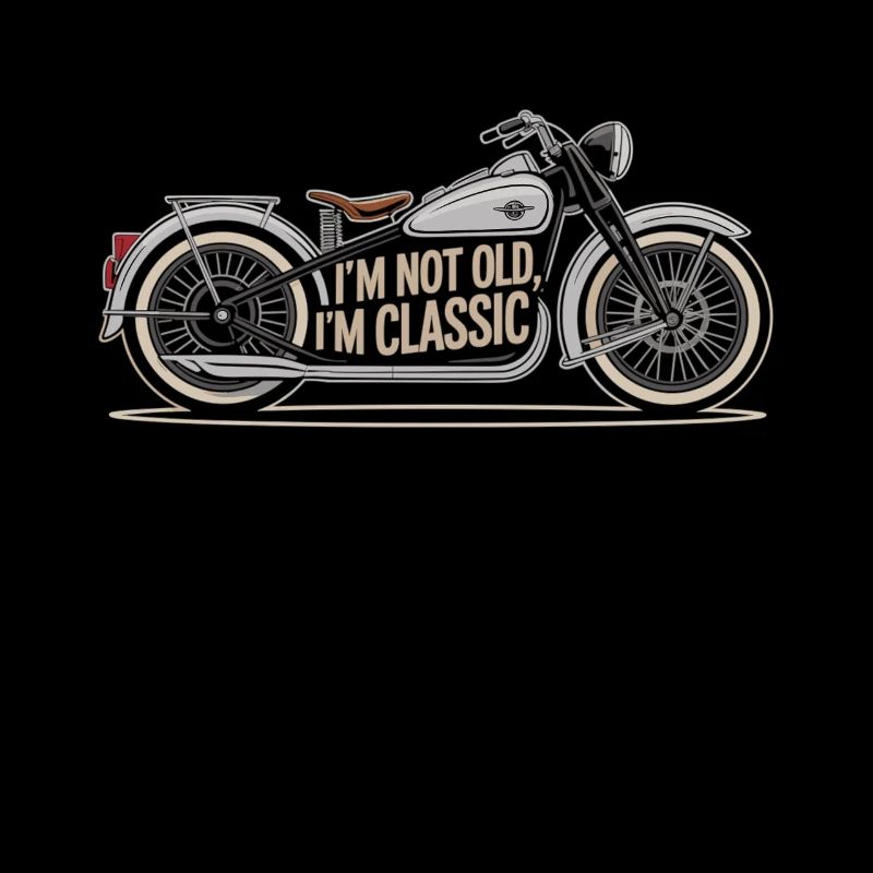 Motorrad Ikone mit Aussage