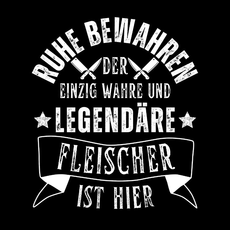 Legendärer Fleischer Beruf Metzger Schlachter