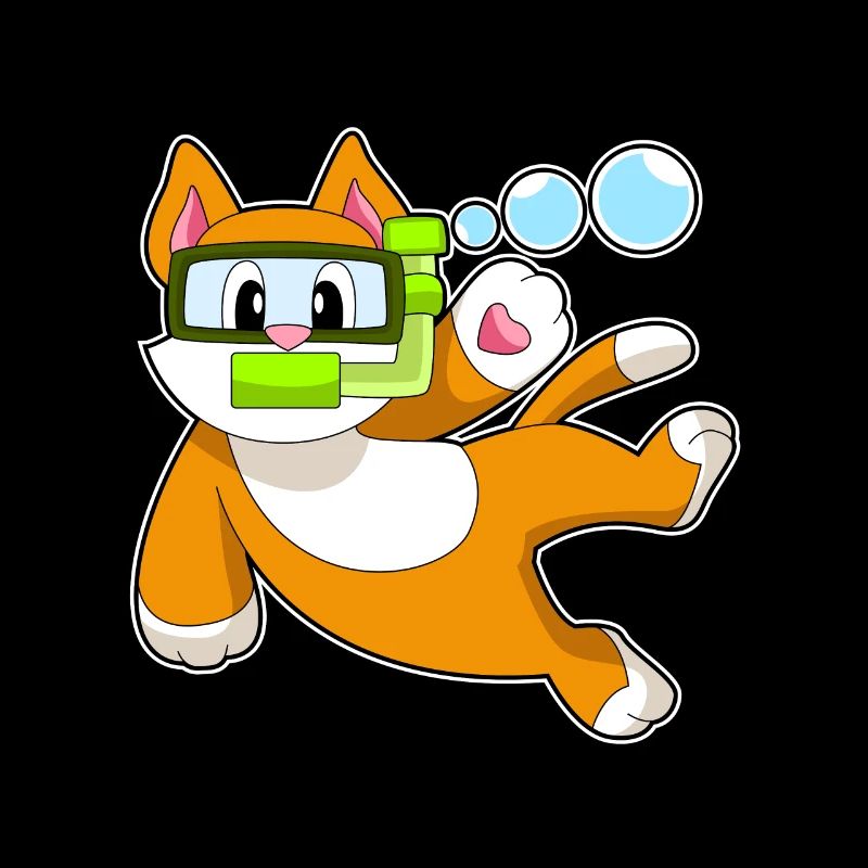 Cat Diver Snorkel
