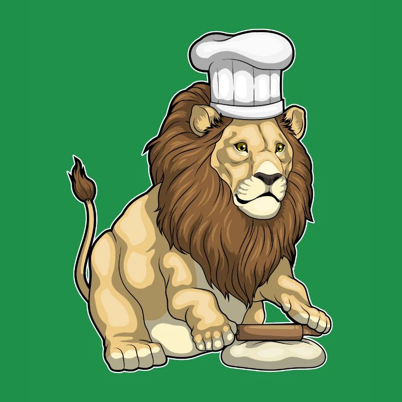 Lion Baker Chef's Hat