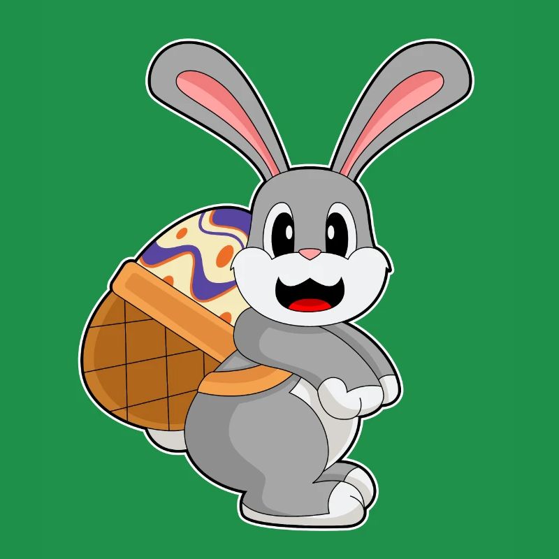 Bunny Easter Easter Egg Basket