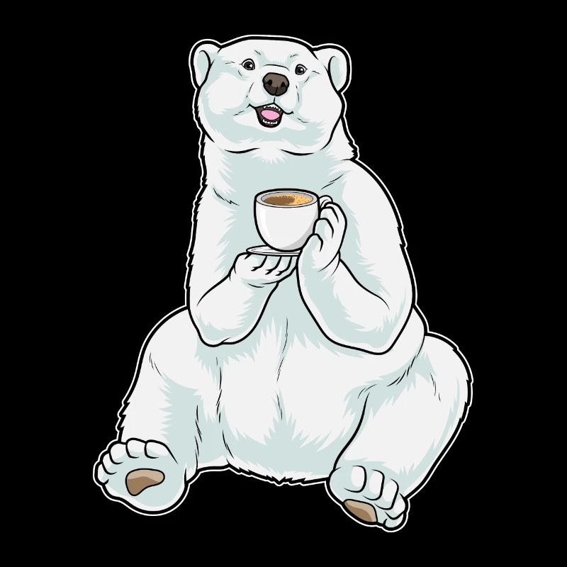 Eisbär Kaffee Tasse