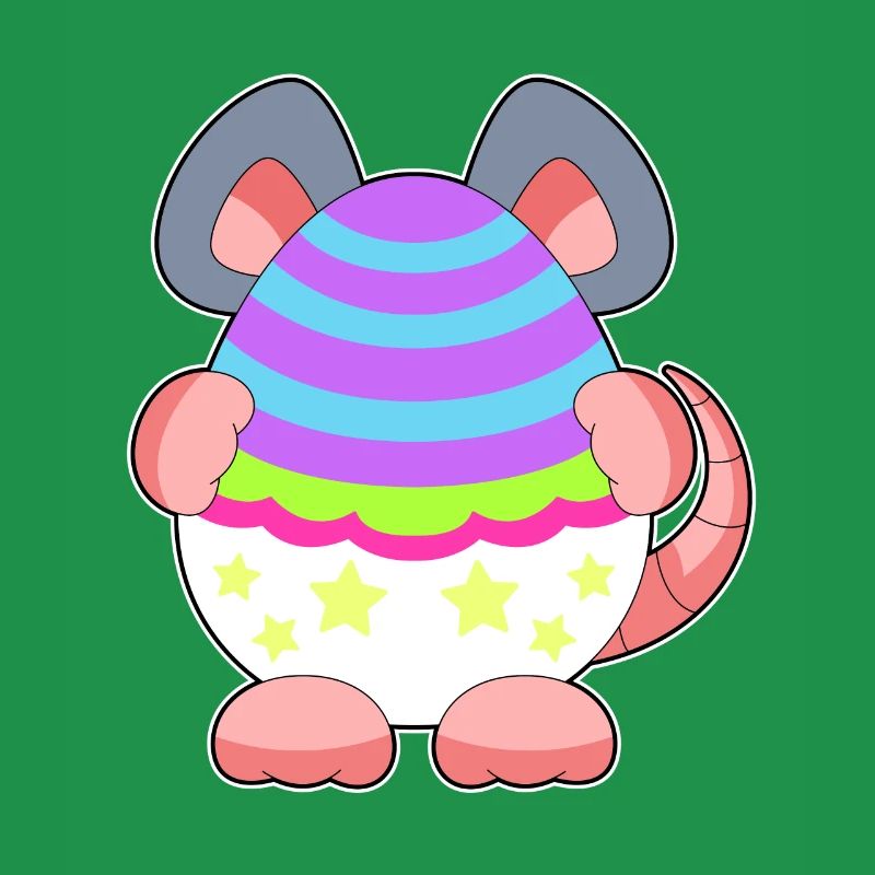 Mouse Easter Easter Egg Hide