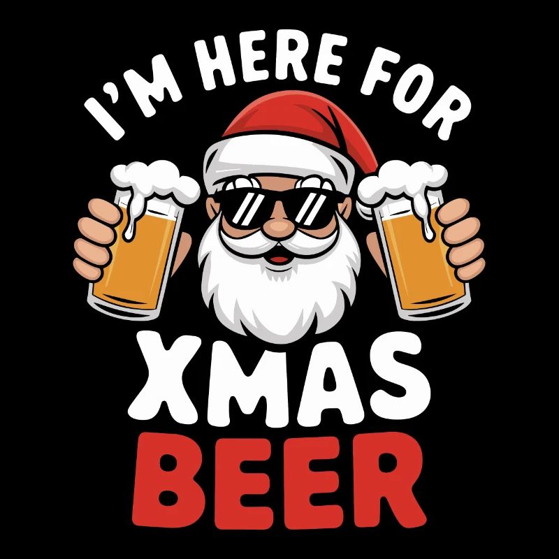 Weihnachtsmann Bier Weihnachten Spruch