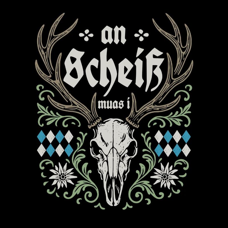 Hirschgeweih - An Scheiß muas i - Bier & Gaudi