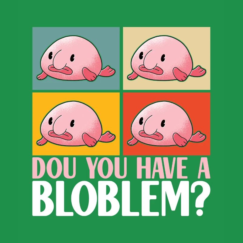 Cute Blob Fish Ugly Fish
