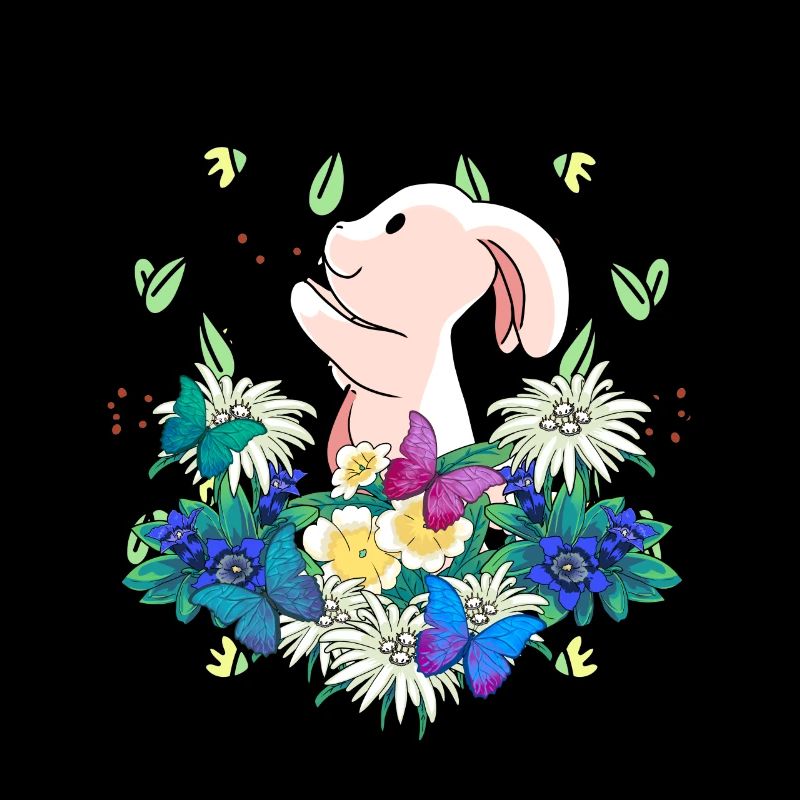 Début du printemps Lapin de Pâques Nature