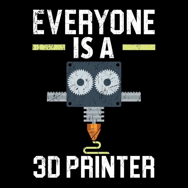 Jeder ist ein 3D-Drucker, Machinist, CNC-Programmi