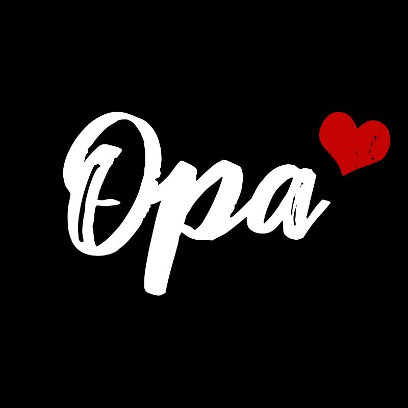 Opa Großvater Herz