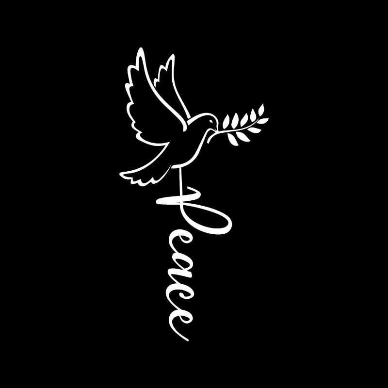 Friedensvogel Frieden Ölzweig Peace