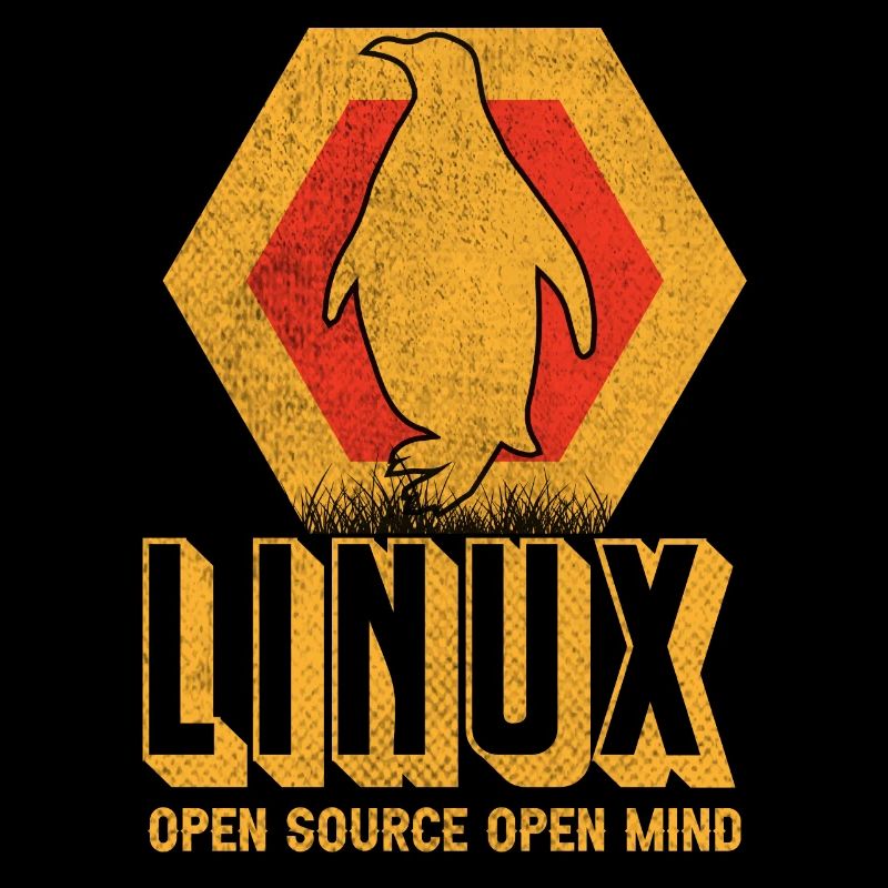 Linux Geek Penguin Nerd Computer Scientist