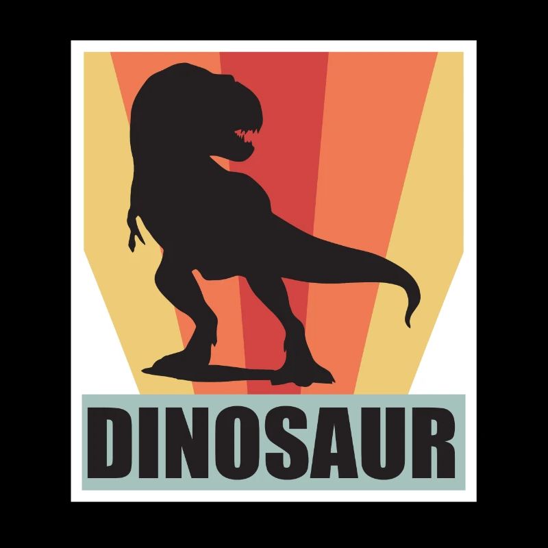 Dinosaurier Retro T-Rex Dino Kreidezeit