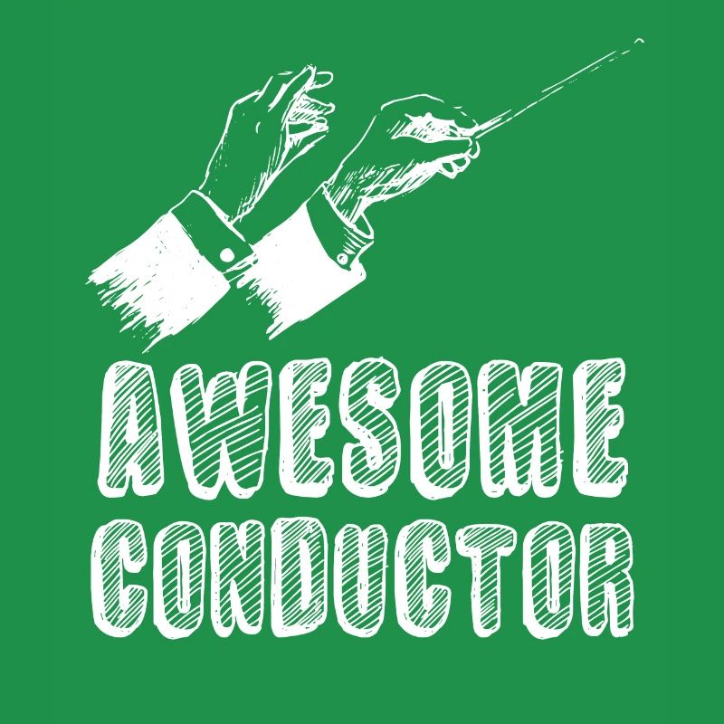 Awesome Dirigent Dirigentenstab beim dirigieren