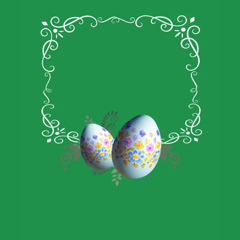 Festive Easter Egg Picture Frame