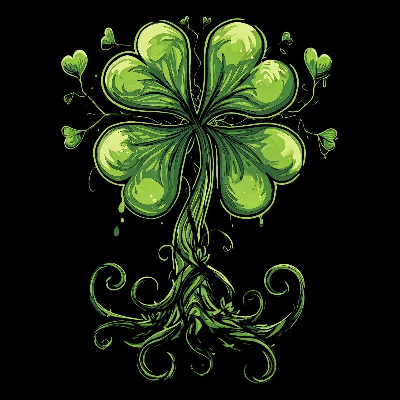 Trèfle irlandais trèfle trèfle symbole de la Saint-Patrick