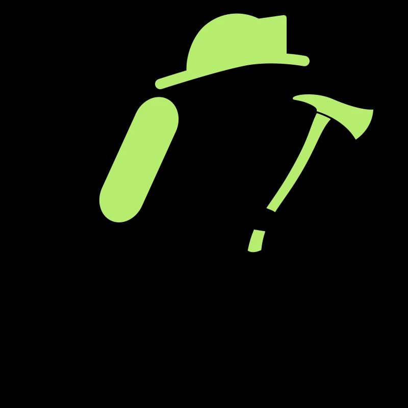 A fireman with an ax