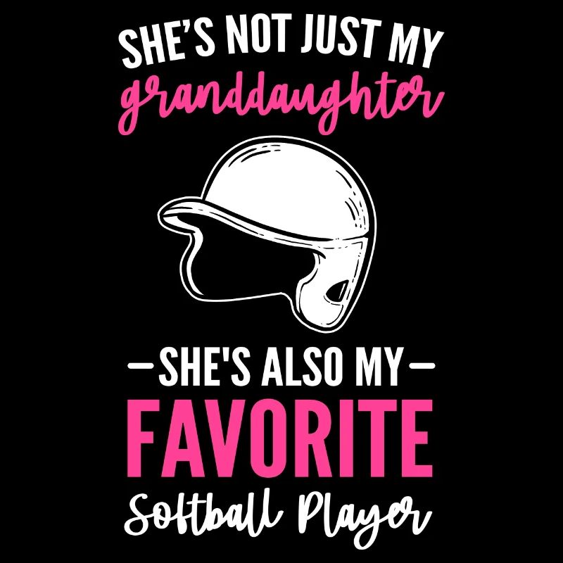 Softball Softball-Spieler Großmutter Oma
