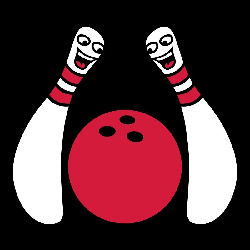 2 Cheeky Comic Bowling Pins
