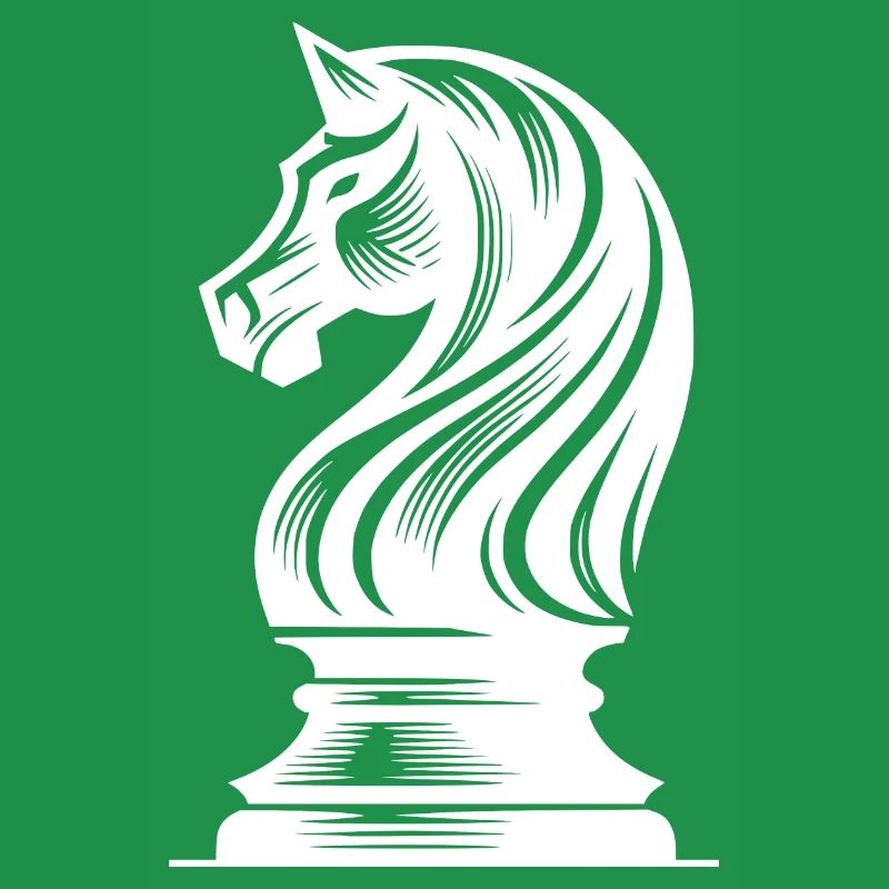 Jeu d’échecs cheval Échecs Figure Chevalier Dessin
