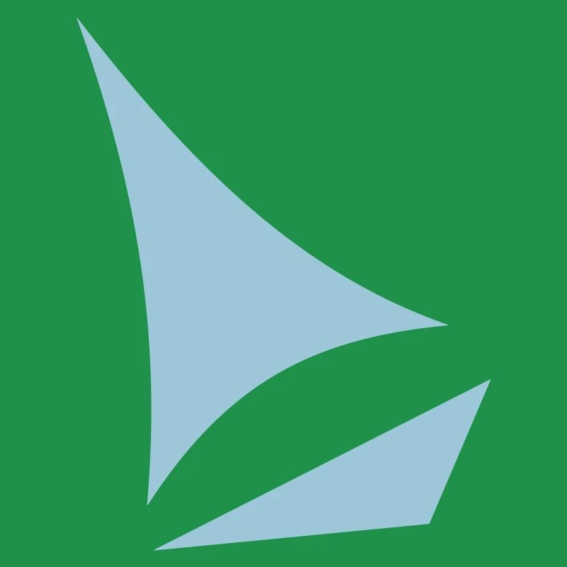 stylized sailboat