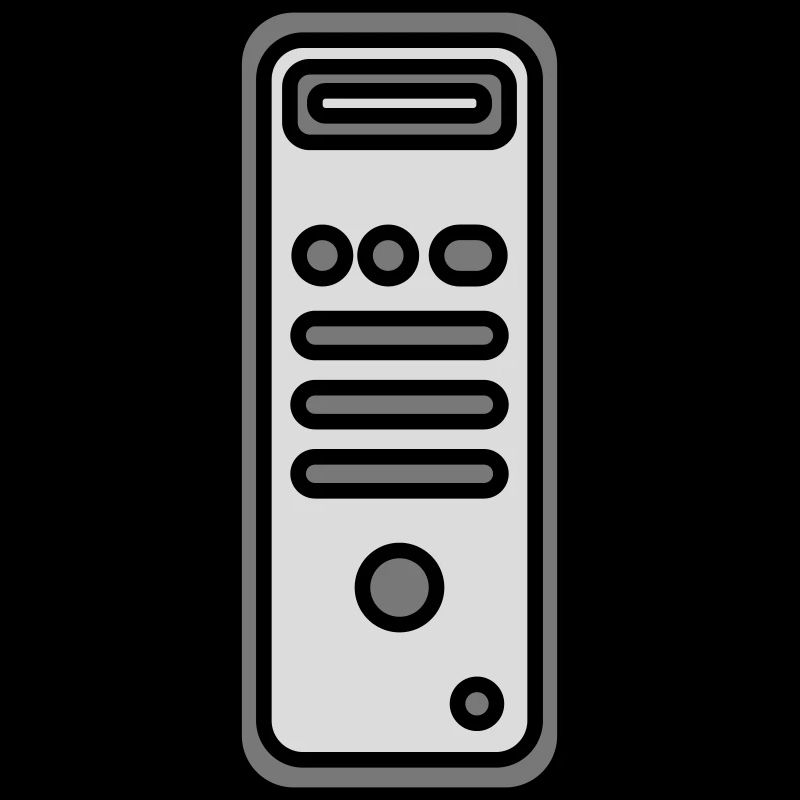 Icon Logo Gehäuse Computer