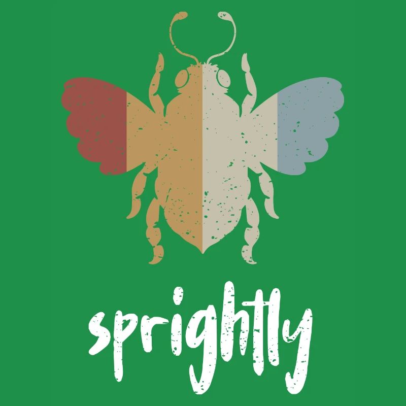 Retro Bee Sprightly Biene Be Sprightly