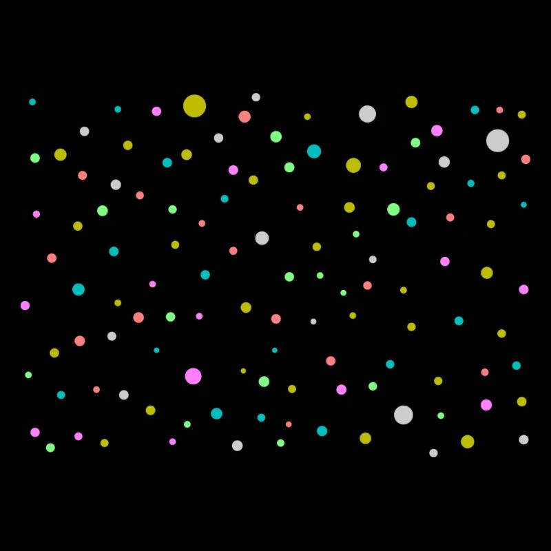 Points colorés, beau, design à la mode