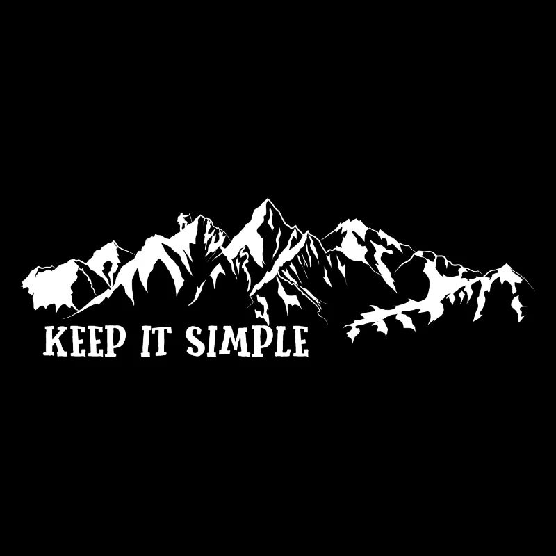 keep it simple Berge Wandern