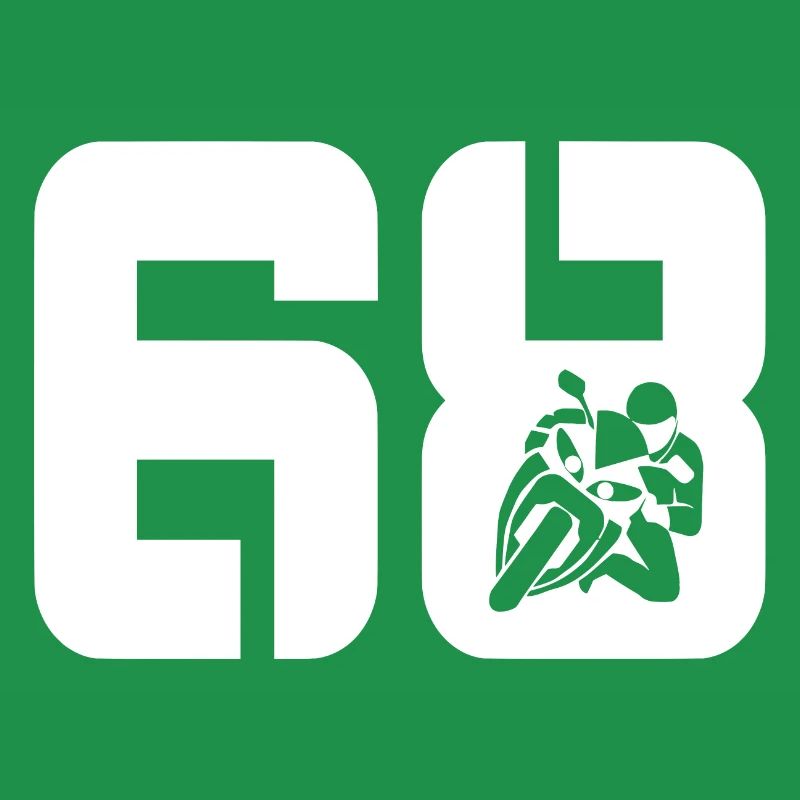 68 Motorcycle Biker
