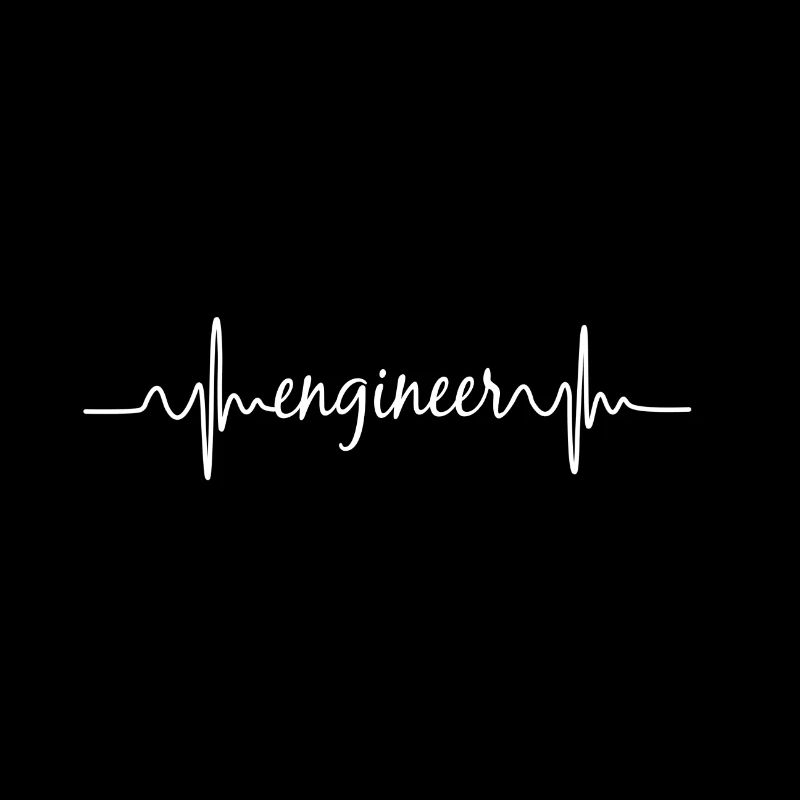 Herzschlag EKG Engineer Ingenieur Technik Geschenk