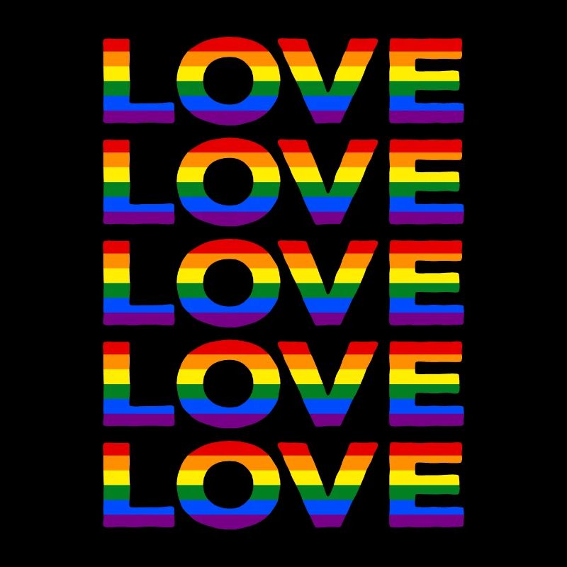 Pride LGBT LGBTQ Regenbogenfahne Love CSD Geschenk