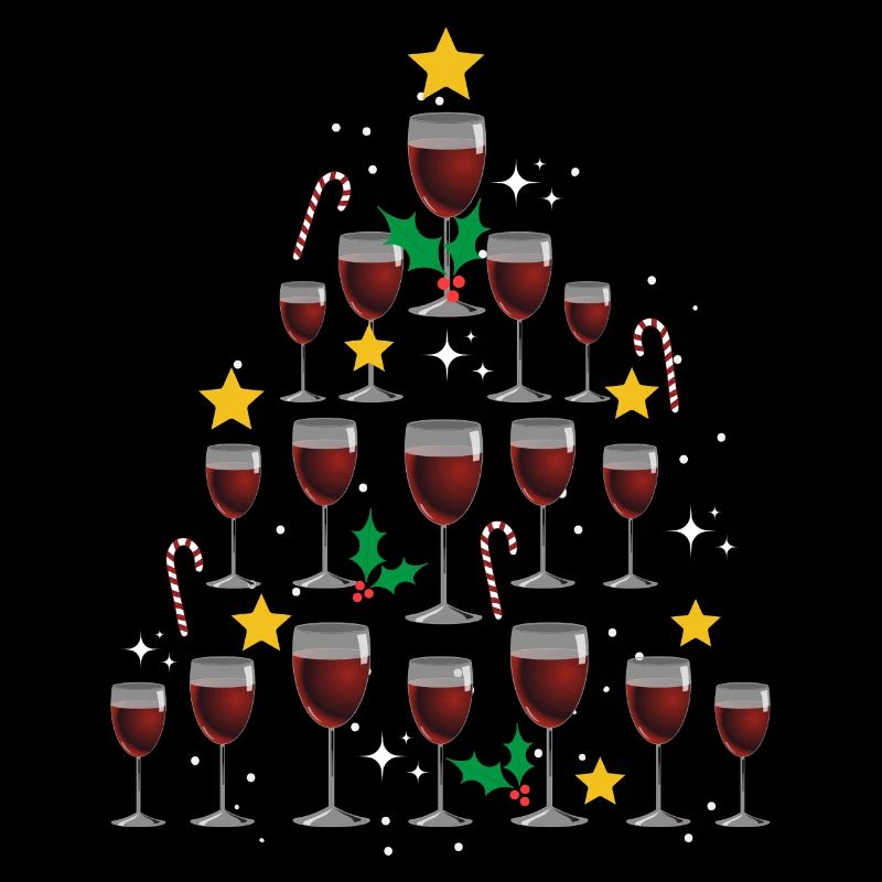 Wein Weihnachten. Weihnachtsgeschenk