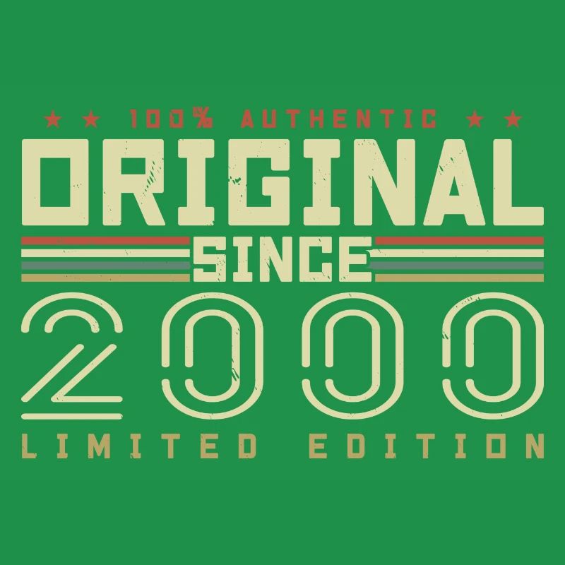 Original 2000 Retro 2000 Geburtstagsgeschenk