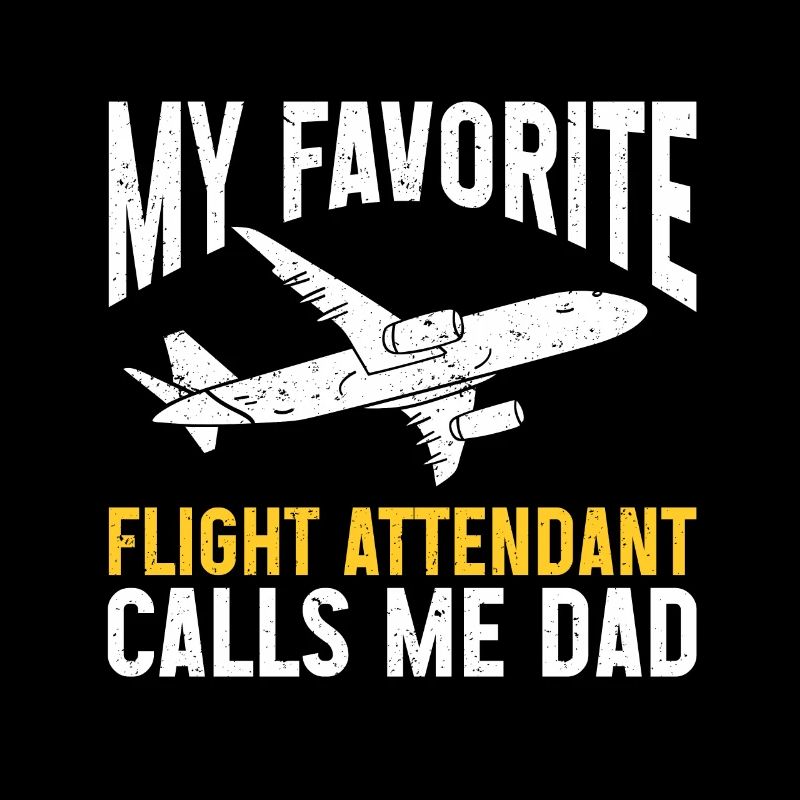 Flight Attendant Papa Stewardess Flight Attendant