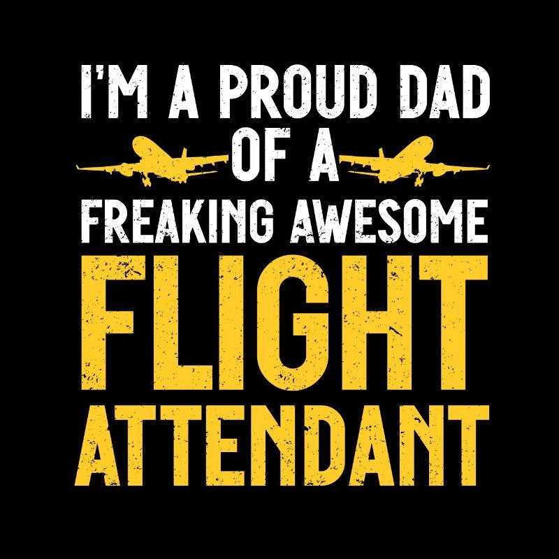 Flugbegleiter Papa Stewardess Flugbegleiter