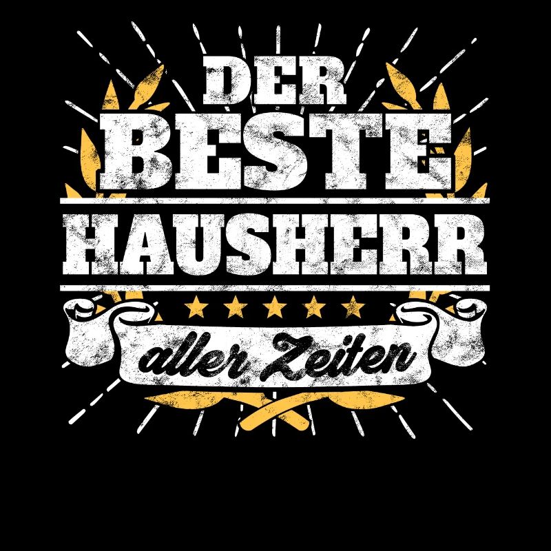 Bester Hausherr Spruch Geschenk Shirt