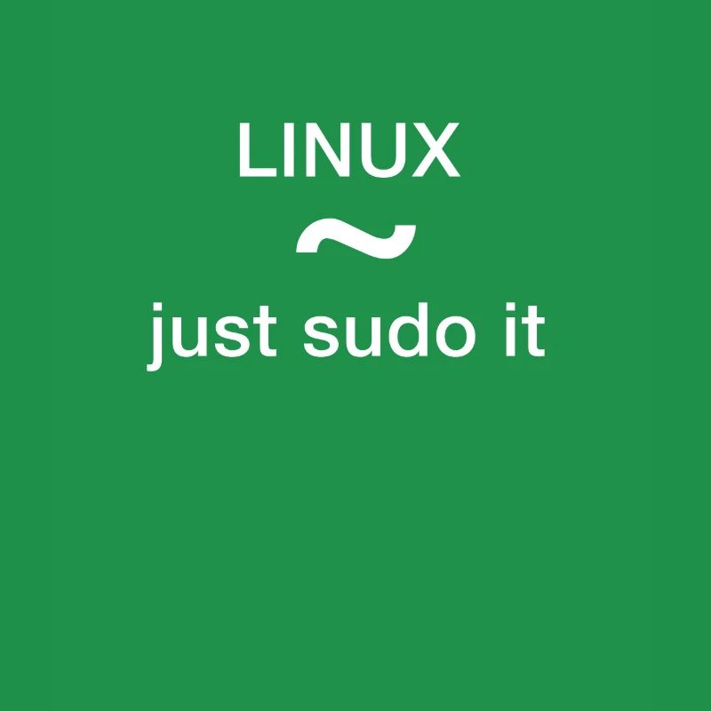 linux just sudo it Admin Programmeur pc Nerd lol
