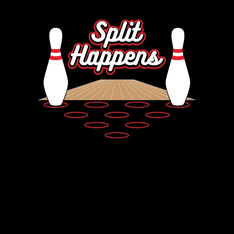 Bowling Tshirt Geschenk Bowling Fans Freunde Split