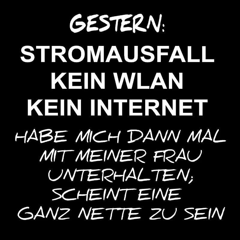 Stromausfall Frau Nerd Computer Gamer Geschenk
